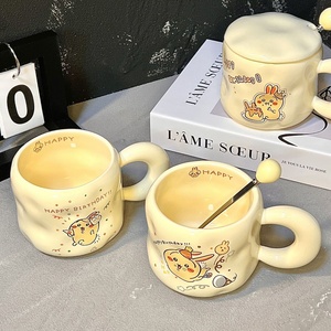 Taza <span class=keywords><strong>de</strong></span> Cerámica Desechable Chiikawa Usachi con <span class=keywords><strong>Diseño</strong></span> <span class=keywords><strong>de</strong></span> Dibujos Animados, Regalo Empresarial, <span class=keywords><strong>para</strong></span> Mejores Amigos, <span class=keywords><strong>Novios</strong></span>, Hermanas - Product Image 2