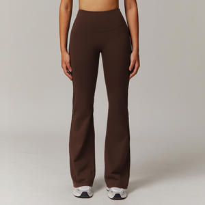 In magazzino per Leggings da Yoga a zampa attiva per donna pantaloni da corsa a gamba larga con pantaloni Fitness a zampa d'elefante - Product Image 4