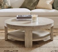 Table basse ronde en bois de luxe moderne avec structure en acier, facile à nettoyer, meubles pour la maison, pour appartement, salon, garantie de 2 ans