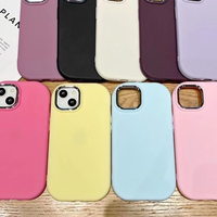 Coque de téléphone colorée potelée pour Iphone17 Pro Max couvertures arrière pour Iphone 16pro Max bonbons couvertures de téléphone souples colorées