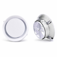 Diffuseur de plafond rond DCD-200i avec isolation en ABS, anti-condensation, aérateur à cône réglable pour système CVC