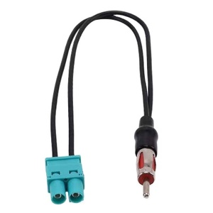 Câble d'antenne FM pour voiture avec connecteur double Fakra Z vers DIN, longueur 30 cm - Product Image 1