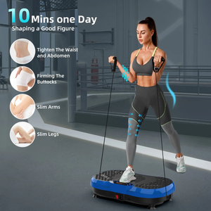 <span class=keywords><strong>Appareil</strong></span> d'exercice à plaque vibrante compacte et portable RS, utilisation à domicile, entraîneur de vibration du corps entier, perte de poids, amincissement, tonification des abdominaux - Product Image 3
