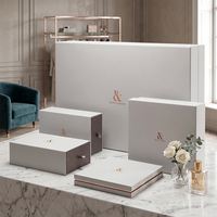 Boîte rigide 2026 pour bijoux, emballage cadeau en papier de luxe avec logo personnalisé
