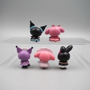 ตัวการ์ตูนญี่ปุ่น kulome เล็กๆน้อยๆเมโลดี้ Loli แอ็คชั่นฟิกเกอร์ DIY เค้กตุ๊กตาเค้กตกแต่งเค้ก5ชิ้น/เซ็ตใหม่ - Product Image 2