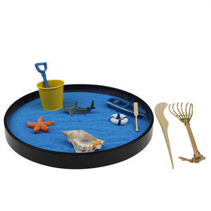 Mini spiaggia Feng Shui Desktop interno sabbia <span class=keywords><strong>Zen</strong></span> accessori per mobili da giardino Kit rastrello all'ingrosso cina - Product Image 4