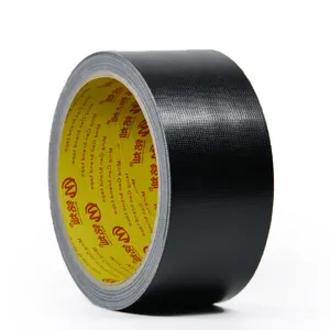 Black Heavy Cinta Cloth Duct Tape High Viscosity Adhesive Packing Tape for Carton sealing Cloth Duct Tape