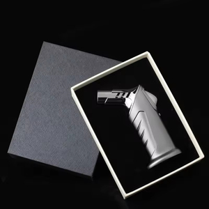2025 New Jobon ZB313A Inflatable Windproof <strong>Lighter</strong> Jet Flame Welding Gun Metal Smoke Set Lockable Jet <strong>Torch</strong> <strong>Lighter</strong> for Smoking - Product Image 4
