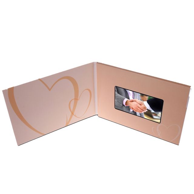 Innovative Interactive Video Brochure with Rechargeable Battery