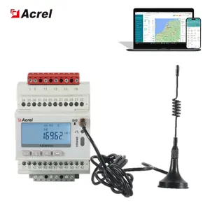 Acrel ADW300-4GHW 4G three phase wireless energy meter for scada system wireless iot din rail meter