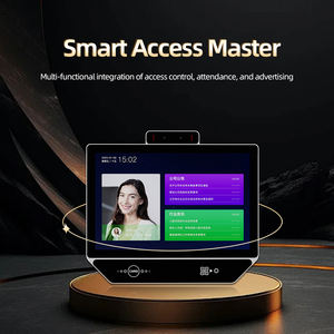 Lector de tarjetas de reconocimiento facial para exteriores de 10 pulgadas, código <span class=keywords><strong>QR</strong></span>, grabación de tiempo biométrico inteligente, API gratuita, cámara WIFI, productos de Control de acceso - Product Image 4