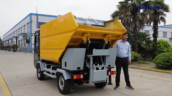 MN-H91 Electric Garbage Truck - Efficient Rear Load Vehicle