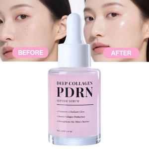 Deep Collagen Pink Peptides Whitening <b>Serum</b> Liquid Face Glow Glass Skin Care Booster PDRN Salmon DNA - Product Image 1