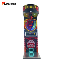 Machine d'arcade de boxe en métal à monnayeur, avec accepteur de billets et détection de mouvement, pour usage intérieur, garantie 1 an, vente en gros