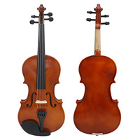 Accessory Set Included Solid Wood Violin for Student Children Beginner Adult Violin for Playing