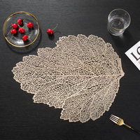 Tapis de table de cuisine de luxe bohème européen en PVC avec isolation thermique et forme irrégulière pour la décoration de la maison