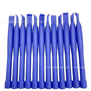 Ensemble de barres de levier en plastique bleu pour la réparation et le démontage de téléphones portables, avec pointes rondes et carrées, longueur 117 mm - Product Image 2