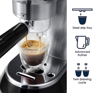 Máquina de Espresso Semiautomática OEM con Portafiltro de 51 mm, 20 Bares, Acero Inoxidable, Portátil para Uso en Hoteles - Product Image 3