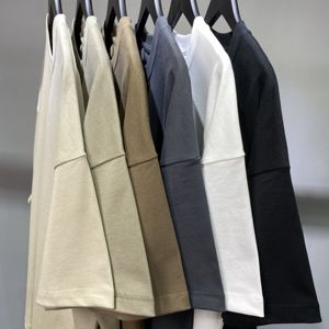 เสื้อยืดผู้ชายแบบเรียบสีพื้นสำหรับฤดูร้อน หนัก 385 กรัม แขนสั้น ไซส์ใหญ่พิเศษ ของแท้  แบบถัก ไซส์ใหญ่พิเศษ ของแท้ - Product Image 6