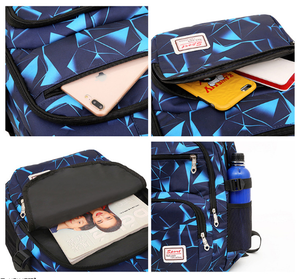 Baixo Preço Moda Meninos <span class=keywords><strong>Kids</strong></span> School Bags 3 Pcs Set Grande Capacidade Mochila Crossbody <span class=keywords><strong>Bag</strong></span> Set para Homens Estudantes Laptop Backpack - Product Image 3