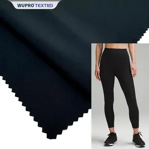 [WUPRO textile]75D+40D trousers running material fabric 118gsm 87.4%polyester 12.6%spandex sports woven fabric