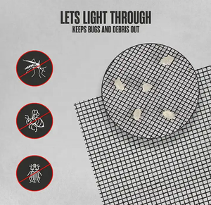 Hiện đại PVC tráng sợi thủy tinh côn trùng màn hình chống lỗi cửa sổ & cửa lưới bay màn hình & muỗi Net - Product Image 2