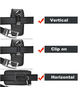 Túi đựng điện thoại bằng nylon cho iPhone 16 Pro Max, bao da điện thoại kẹp lưng, túi đeo hông dành cho nam, hộp đựng điện thoại - Product Image 4