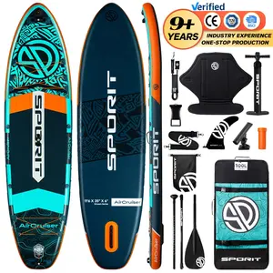 Factory Price Outdoor Big Game Stand Up Paddle Sup Board 16''6'* 35''*6'' Inflatable Stand Up Paddle Board With KAYAK Seat