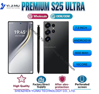 16G/22G+1TB/2TB Dernier modèle 2026 S25 Ultra Android 16 Navigation GPS Double carte SIM Ligne de production complète Haute configuration ODM/OEM