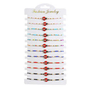 12 pezzi <span class=keywords><strong>coccinella</strong></span> Miyuki Bead <span class=keywords><strong>bracciale</strong></span> buona fortuna <span class=keywords><strong>coccinella</strong></span> regalo <span class=keywords><strong>coccinella</strong></span> Fan regalo moda squisito stringhe <span class=keywords><strong>bracciale</strong></span> donne ragazze - Product Image 5
