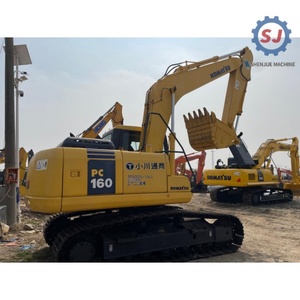 Excavatrice hydraulique Komatsu PC160 de 16 tonnes d'occasion, de qualité supérieure, faible nombre d'heures de fonctionnement, avec pièces d'origine - Consommation de carburant | Expédition mondiale + pièces détachées - Product Image 5