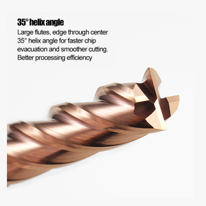 Hltnc เครื่องกัด CNC คาร์ไบด์เอ็นด์มิลล์แบบแบน - Product Image 6