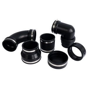 Kit de raccords pour tuyaux en PVC, raccord à glissement en caoutchouc de 3 pouces pour système d'évacuation des eaux usées - Product Image 2