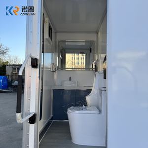 <span class=keywords><strong>Prix</strong></span> d'usine, petite taille, remorque de toilettes mobiles à 2 postes, salle de bain portable, remorque de toilettes de luxe, remorque de douche, extérieur - Product Image 5