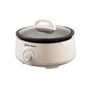 Steve Bear <b>Electric</b> Food <b>Steamer</b> 5L Tempered Glass Lid Single Layer For Home Dormitory Use - Product Image 1