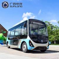 Mini-bus électrique automatique Sunlong HQK6601 à conduite à gauche |   Transport urbain à énergie nouvelle de 6 m Euro 6, 51-70 km/h, pour 11-20 passagers