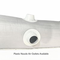 Système de conduits d'air en tissu composite caoutchouc-plastique isolé, flexible, pour ventilation CVC, isolation thermique, fabrication directe usine, OEM