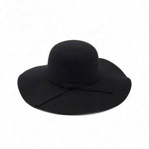 Chapeaux Fedora en feutre à large bord, couleur unie, décontractés, pour femmes, hiver - Product Image 5