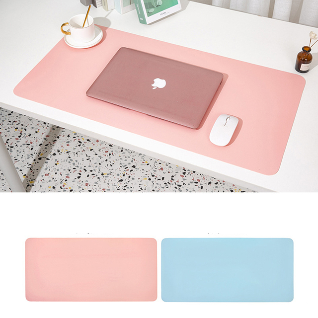 Customized Wholesale PU Leather Large Computer Desk Mat Mouse Pads