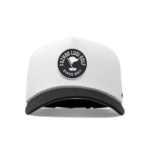 Cappello da Golf Sportivo Personalizzato <span class=keywords><strong>Plus</strong></span> Size in 100% Poliestere Oxford Dobby Terry con Logo in PVC, 5 Pannelli, Traspirante, Impermeabile e Regolabile - Product Image 3
