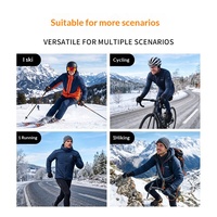 Masque thermique Derong et cache-casque de moto coupe-vent en polyester chaud avec conception à trois trous pour le cyclisme