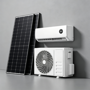 Climatiseur split à refroidissement efficace combinant l'énergie solaire et l'électricité publicitaire, respectueux de l'environnement et économe en énergie - Product Image 1