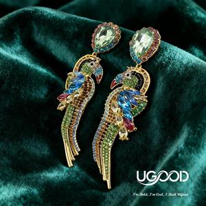 Ugood หูฟังเขตร้อนสไตล์คลาสสิกปลอมแปลงด้วย zicron ออกแบบด้วยความรักที่สง่างามสำหรับงานปาร์ตี้ - Product Image 3