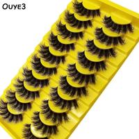 Faux cils effet naturel, cils vaporeux, cils œil de chat, faux cils en vison synthétique, bande de faux cils moelleux, lot de faux cils