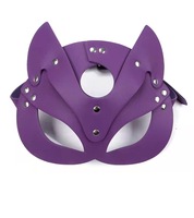 Masque de mascarade renard en cuir, casque de jeu de rôle, bondage, autres produits BDSM, jouets sexuels pour adultes, masques de renard pour fêtes