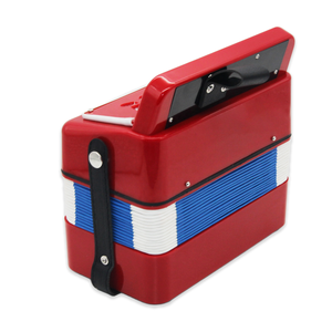 Instrument à clavier enfants jouet <span class=keywords><strong>accordéon</strong></span> plastique ABS 2 boutons de basse 7 touches bouton diatonique jouet <span class=keywords><strong>accordéon</strong></span> à vendre - Product Image 2