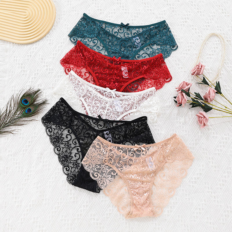 Wholesale New Breathable Comfortable Seamless Lace Wholesale Underwear Sexy Panties for Ladies
