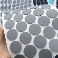 Patins adhésifs personnalisés en silicone, carrés et ronds, antidérapants, pour pieds de meubles, chaises et tables