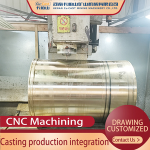 แบริ่งชิ้นส่วนเครื่องจักรวิศวกรรมทองเหลืองตะกั่วบรอนซ์ดีบุกการปรับแต่งที่ไม่ได้มาตรฐาน - Product Image 3