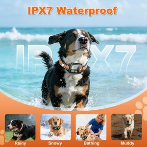 GPS <b>Dog</b> Fence <b>Collar</b> Rechargeable Waterproof With Lights For Medium <b>Large</b> <b>Dogs</b> - Product Image 6